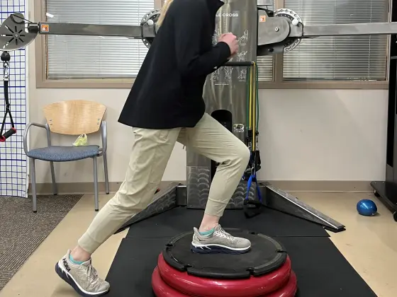 Lower body strength  - focusing on Glutes